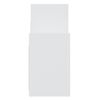 vidaXL Side Cabinet White 23.6x10.2x23.6" Engineered Wood