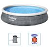 Bestway Inflatable Pool Grey Tritech, tough PVC, polyester mesh