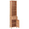 vidaXL Bathroom Cabinet Walnut Solid walnut wood with an oiled finish Tall