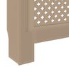 vidaXL MDF Radiator Cover 80.7"
