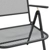 vidaXL Folding Garden Chair Set of 4 Anthracite