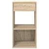 vidaXL Bedside Cabinet Set of 2 Sonoma Oak Engineered Wood Medium