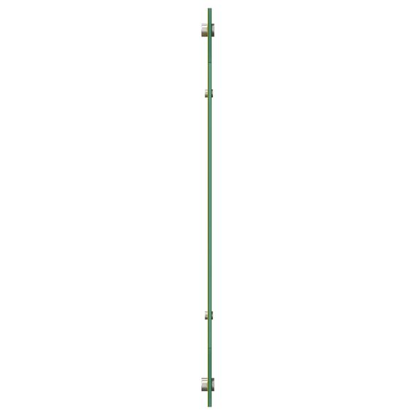 vidaXL Kitchen Backsplash Yellow 43.31 x 23.62 x 0.24 in