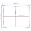 vidaXL Sunshade Sail Oxford Fabric Rectangular 6.6x9.8' White