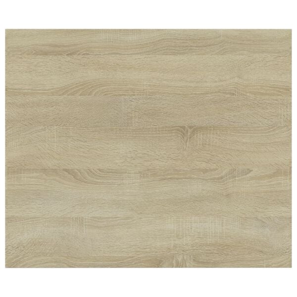 vidaXL Shelf Set of 4 Sonoma oak Engineered wood Simplistic Shelf