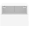 vidaXL TV Wall Cabinet Set of 2 White Engineered wood Small