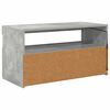 vidaXL TV Cabinet Concrete Grey Engineered Wood Medium TV Cabinet