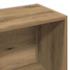 vidaXL Bookshelf Artisan Oak Engineered wood, Steel Medium Bookshelf