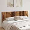 vidaXL Wall Headboard Old Wood Engineered Wood Full Size Bed