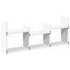 vidaXL Wall Cabinet White Engineered wood 39.4 x 7.1 x 15.7 in