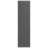 vidaXL Book Cabinet Grey Engineered Wood Medium Book Cabinet