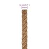 vidaXL Jute Rope 82.0 ' Long 0.47 " Thick