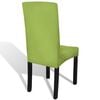 vidaXL Chair Cover Set of 6 Apple green 90% Polyester, 10% Elastane