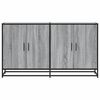 vidaXL Sideboard Grey Sonoma Engineered wood, Metal Medium Sideboard