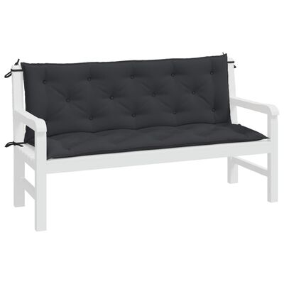vidaXL Cushion for Swing Chair Black 59.1" Fabric