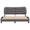 vidaXL Bed Frame Gray