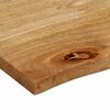 vidaXL Table Top Natural Solid mango wood 35.4 x 31.5 in Durable