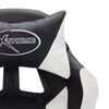 vidaXL Racing Chair White and Black