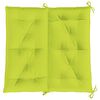 vidaXL Garden Bench Cushion Set of 2 Bright green