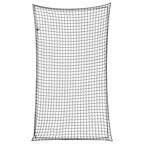 vidaXL Trailer Net with Elastic Rope Black 19.7x11.5' PP