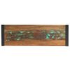 vidaXL Console Table Multicolor Solid reclaimed wood and steel