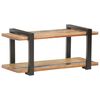 vidaXL TV Cabinet Multicolor Solid reclaimed wood, Powder-coated iron