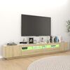 vidaXL TV Cabinet Sonoma oak Engineered wood Large TV Cabinet