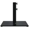 vidaXL Umbrella Base Black Steel 37.5 lb Umbrella Base Square