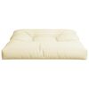vidaXL Pallet Cushion Cream 100% polyester 27.6 in x 27.6 in