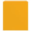 vidaXL Bedside Cabinet Mustard Yellow Cold-rolled Steel Medium