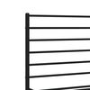 vidaXL Bed Frame Black Steel King Bed Frame Rectangular Traditional