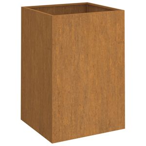 vidaXL Planter Regular metal color, rust develops over time Corten steel