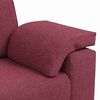 vidaXL Sofa Wine Red 62.99 x 30.31 x 32.28 in Fabric