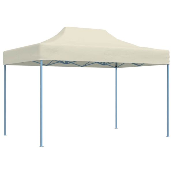 vidaXL Party Tent Cream 600D Oxford fabric with PVC coating 10 ft x 13 ft