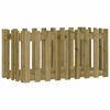 vidaXL Garden Raised Bed Wood Impregnated Pine Wood Medium Durable