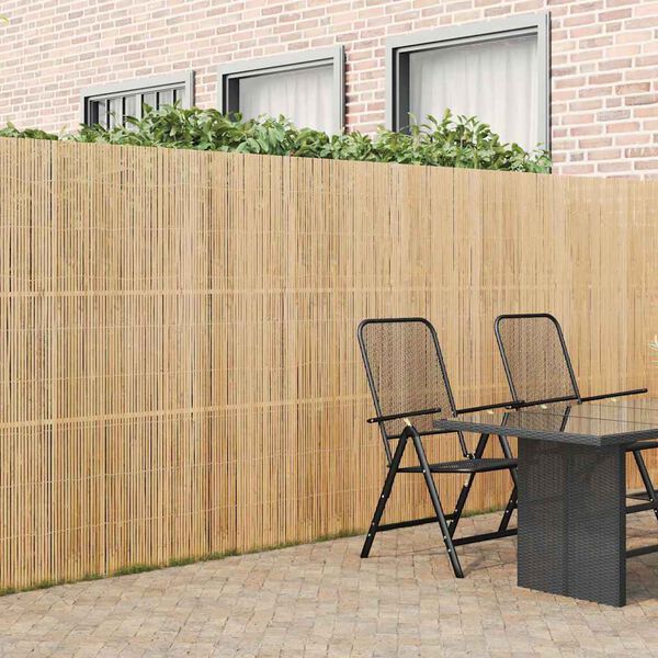 vidaXL Bamboo Fence Natural 236.22 x 70.87 in Bamboo