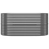 vidaXL Garden Raised Bed Anthracite Powder-coated steel 59.8x31.5x26.8 in