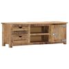 vidaXL TV Stand Brown Solid mango wood, engineered wood Medium TV Stand