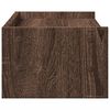 vidaXL Monitor Stand Brown Oak 16.5x9.4x6.3" Engineered Wood