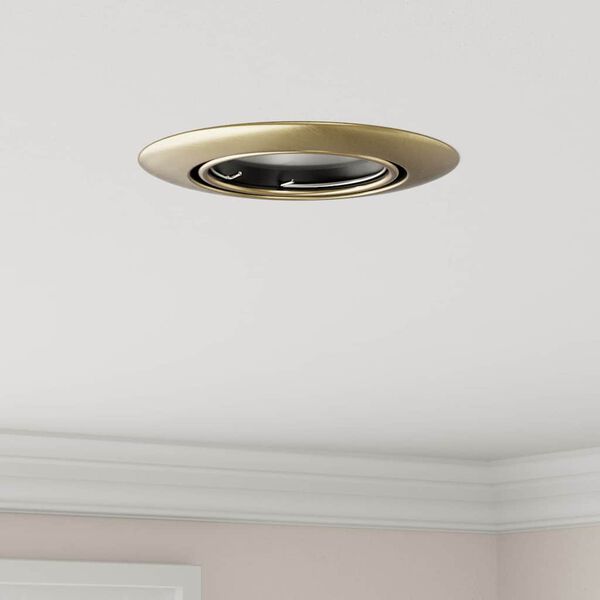 vidaXL Spotlight 6 pcs Brass 9 x 9 x 2.5 cm Metal