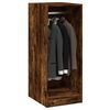 vidaXL Wardrobe Smoked oak Engineered wood Compact Wardrobe