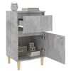 vidaXL Bedside Cabinet Set of 2 Concrete Grey Engineered wood