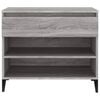 vidaXL Shoe Cabinet Gray Sonoma Engineered wood Medium Shoe Cabinet