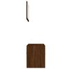 vidaXL Bathroom Furniture Set Brown Oak Engineered wood Large