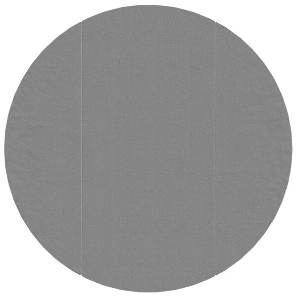 vidaXL Pool Ground Cloth Light Gray &Oslash;144.1" Polyester Geotextile