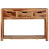vidaXL Console Table Light brown Solid acacia wood Medium Console Table