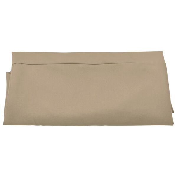 vidaXL Replacement Fabric Taupe 100% polyester 118.1 in diameter