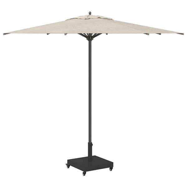 vidaXL Parasol Base Dark Grey 17.72 x 17.72 x 12.40 in