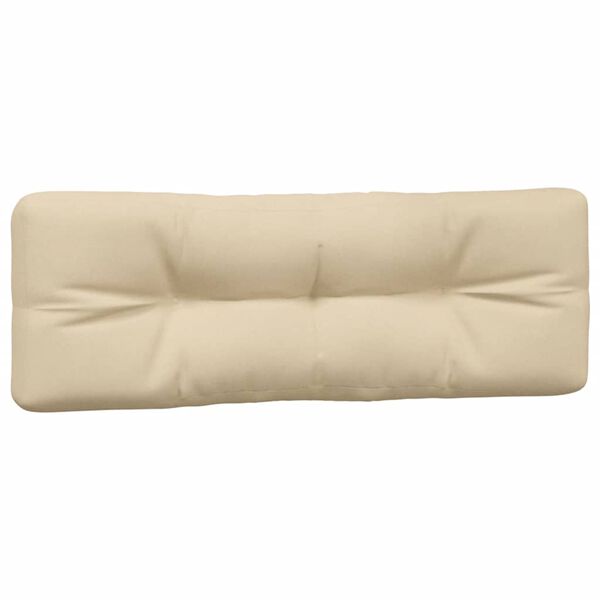 vidaXL Pallet Cushion Set of 5 Beige 100% polyester Standard