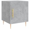 vidaXL Bedside Cabinet Set of 2 Concrete Grey Engineered wood